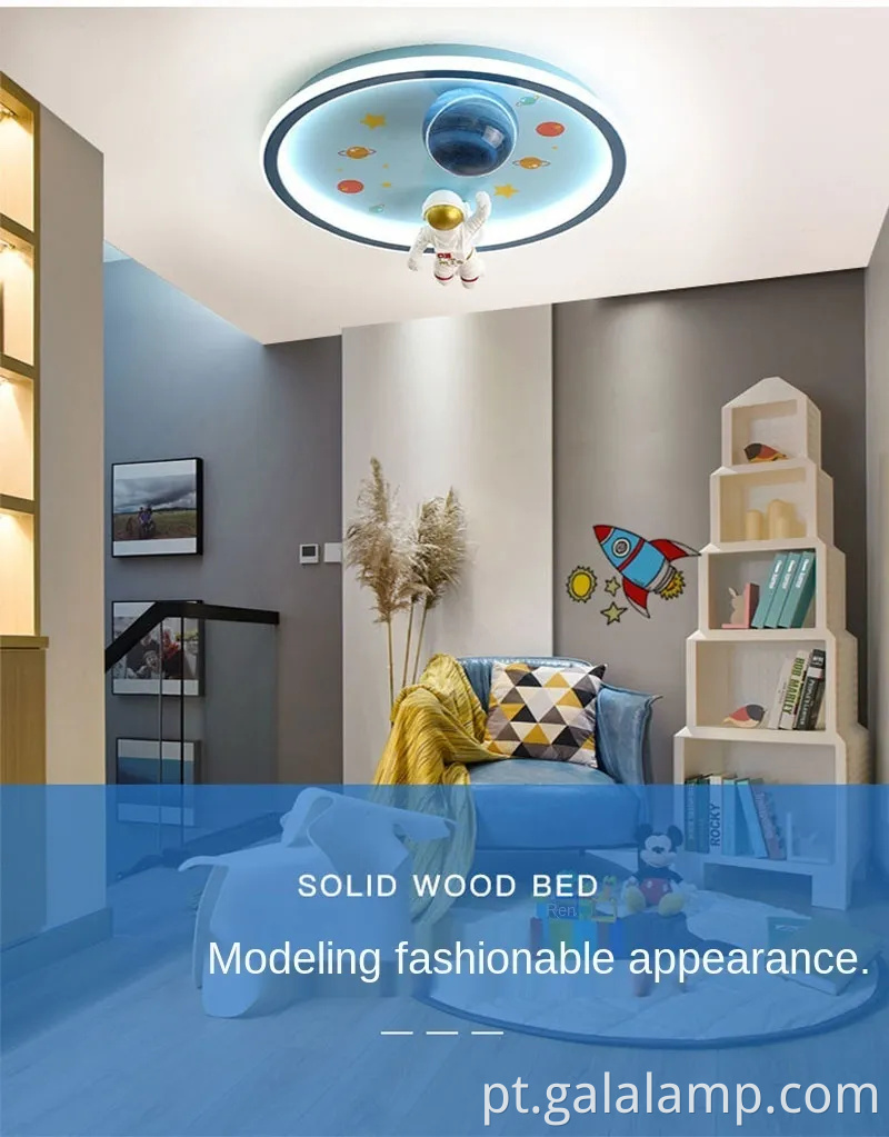 Quarto do quarto das crianças LEITO LEITO DE TETO LEITO SONHEY ASTRONAT PLANETA ASSTRONAUT